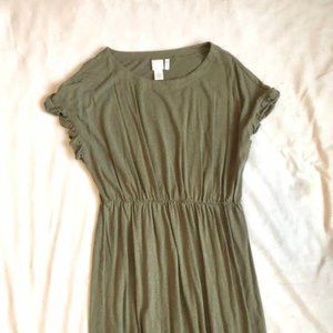 olive green dress